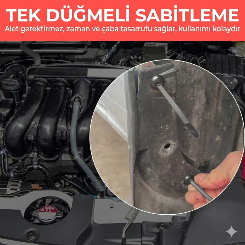Naylon Üniversal Kablo Bağlama Tokası 50 li paket